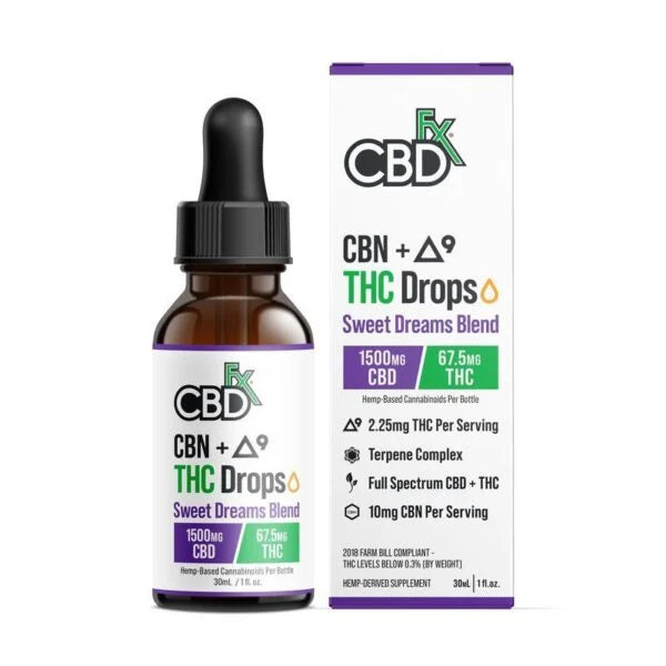 Aceite CBD CBN Delta 9 THC Sweet Dreams CBDfx 1500-3000mg