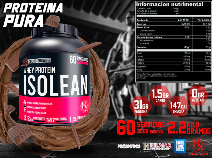 Proteina Isolean Holix 600-2.2kg