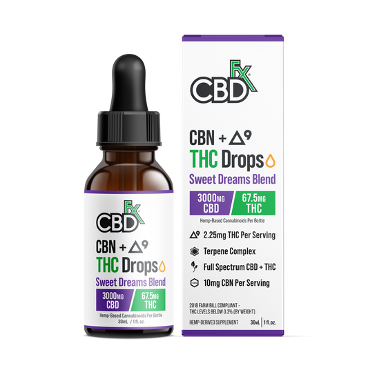 Aceite CBD CBN Delta 9 THC Sweet Dreams CBDfx 1500-3000mg