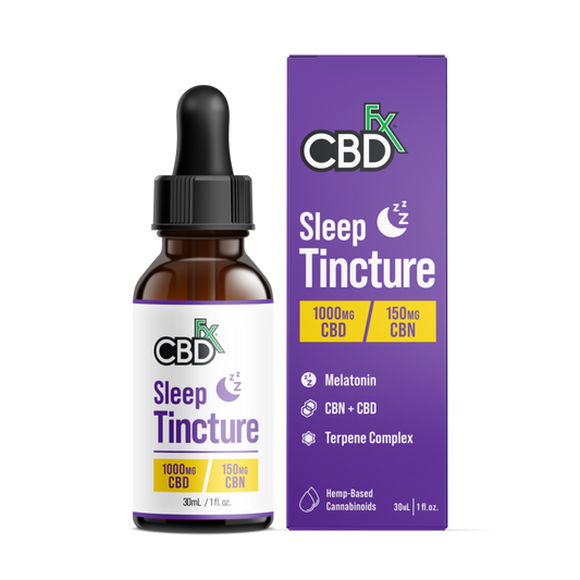 Aceite CBD CBN Melatonina Sleep CBDfx 1000-4000 mg