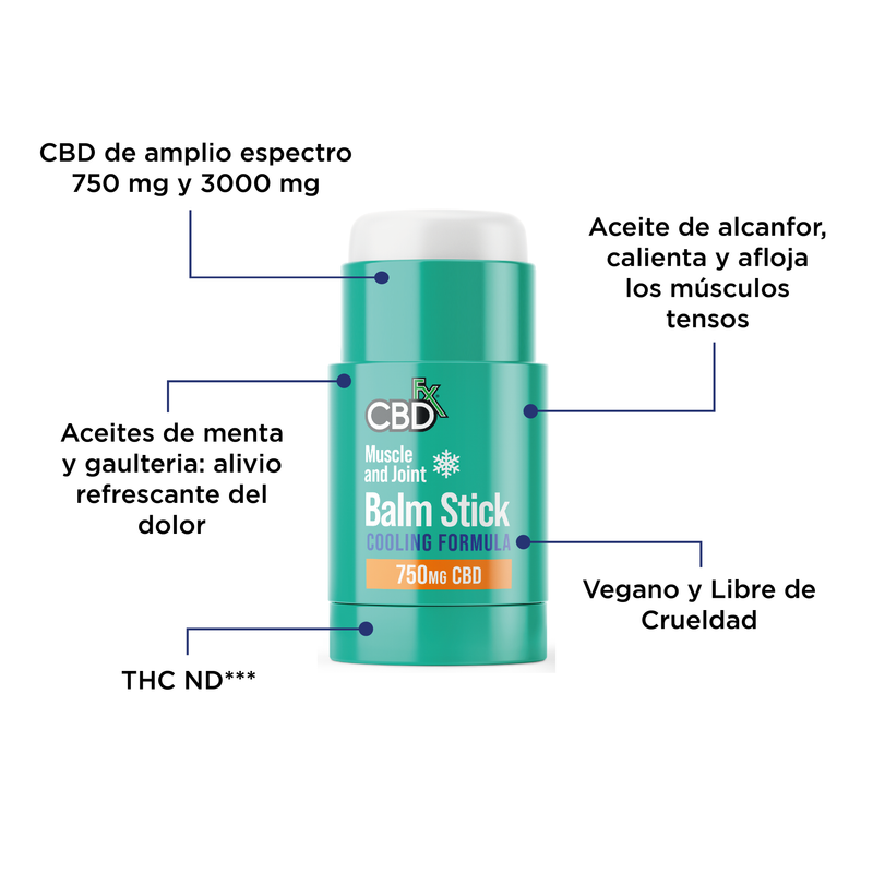 Balsamo en Stick CBD CBDfx 750mg