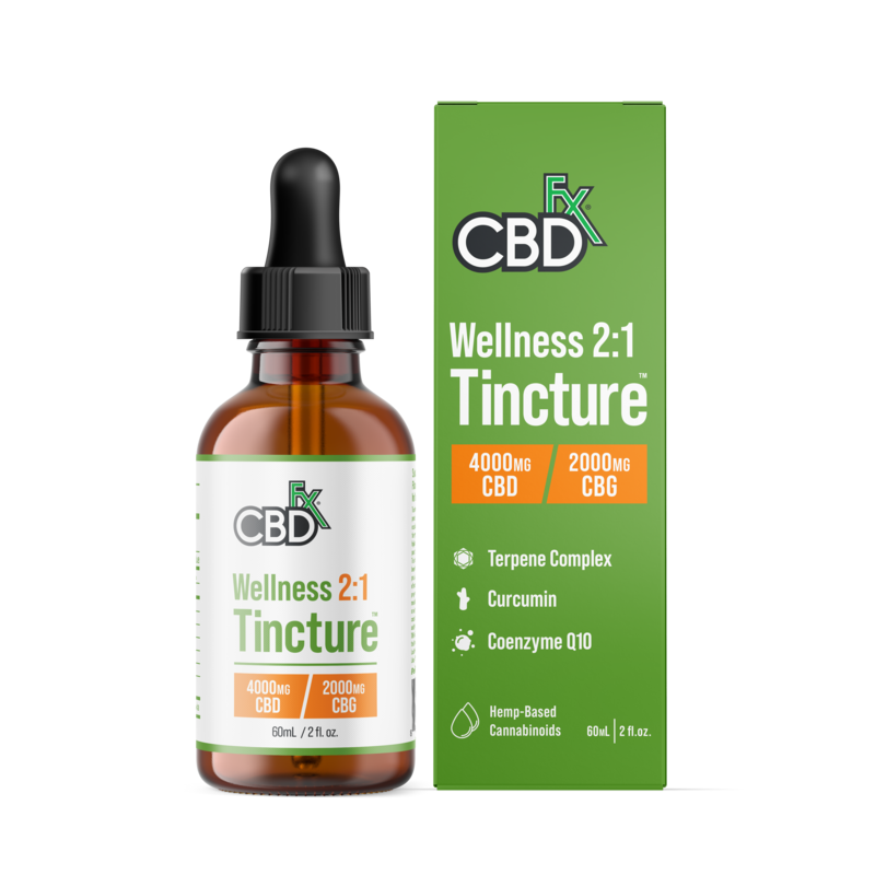 Aceite CBD CBG Wellness CBDfx 500-4000 mg