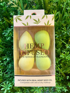 Esponjas Blender Hemp Maquillaje 4pzas