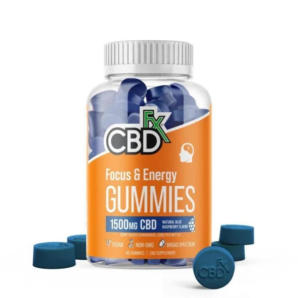 Gomitas CBD Enfoque y Energia CBDfx 1500mg