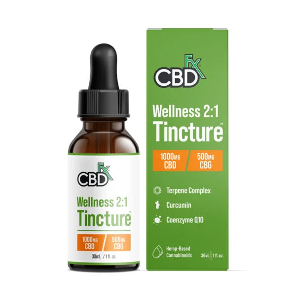 Aceite CBD CBG Wellness CBDfx 500-4000 mg