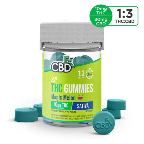 Gomitas CBD Delta 9 THC Magic Melon 1:3 CBDfx 800 mg